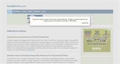Desktop Screenshot of corradodelbuono.it